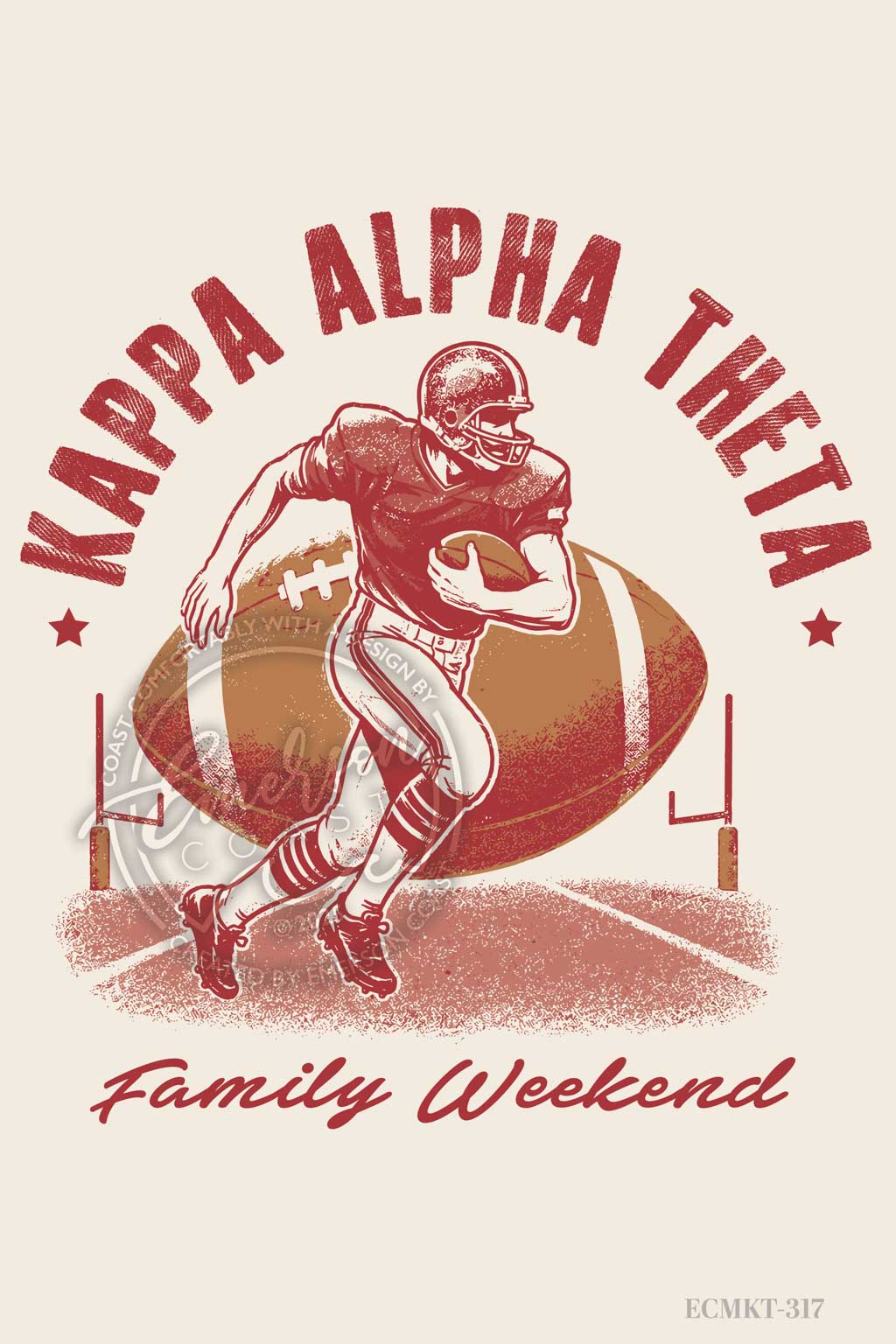 Kappa Alpha Theta Vintage Family Weekend Tshirt