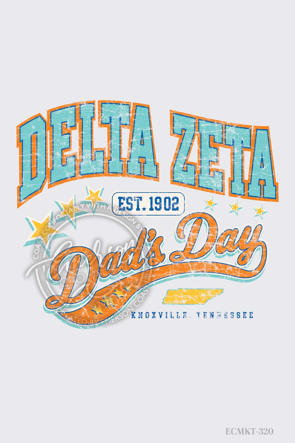 Delta Zeta Fun & playful Dad's Day Tshirt
