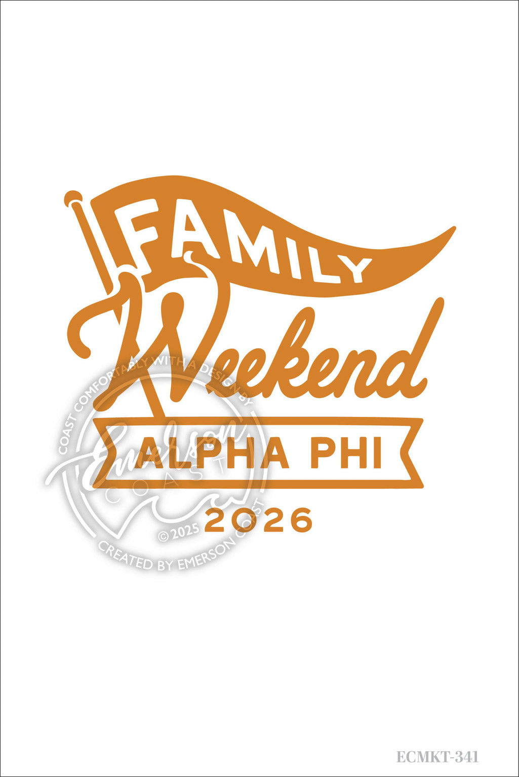 Alpha Phi Classic Family Weekend Tshirt