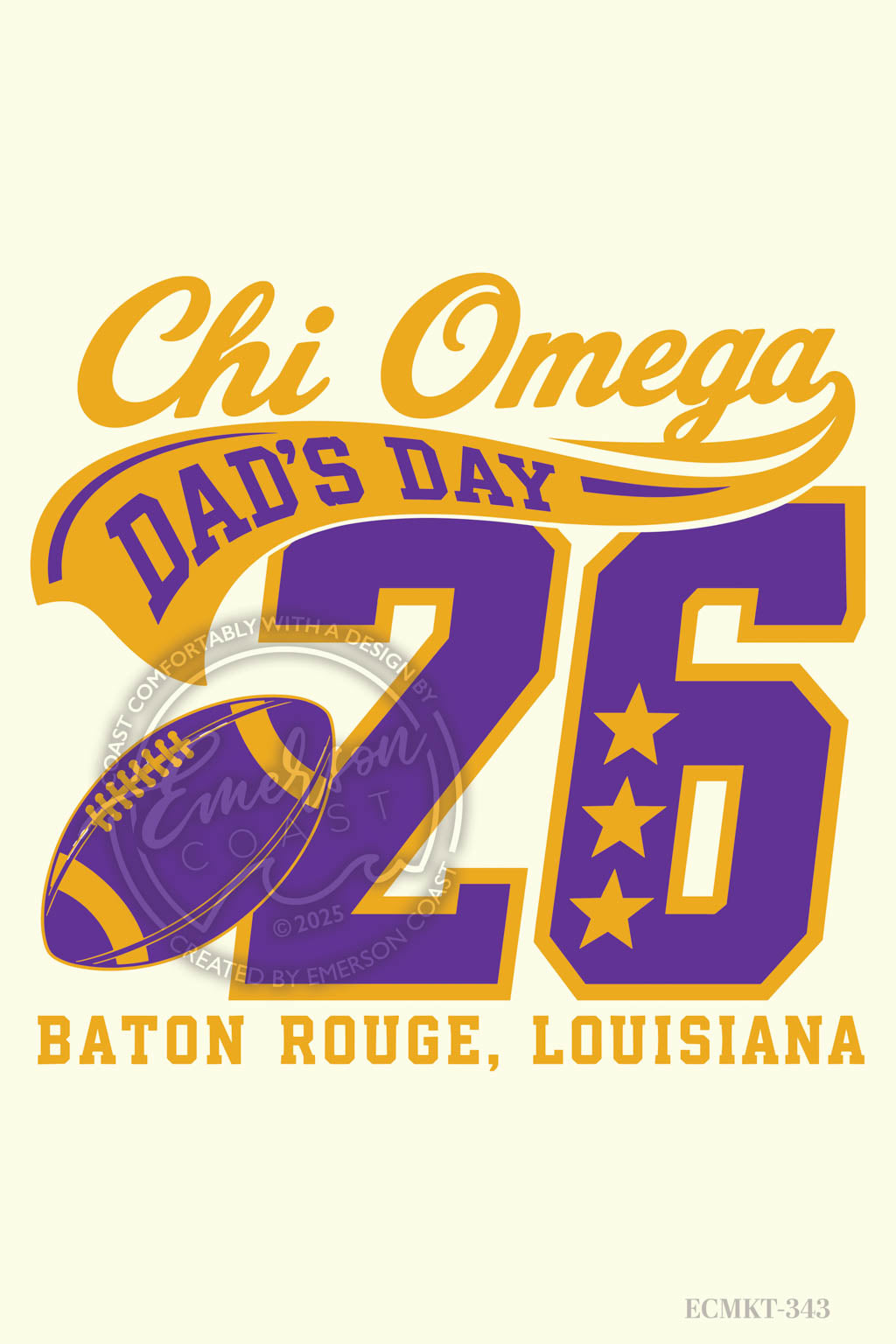Chi Omega Playful & Fun Dad's Day Tshirt