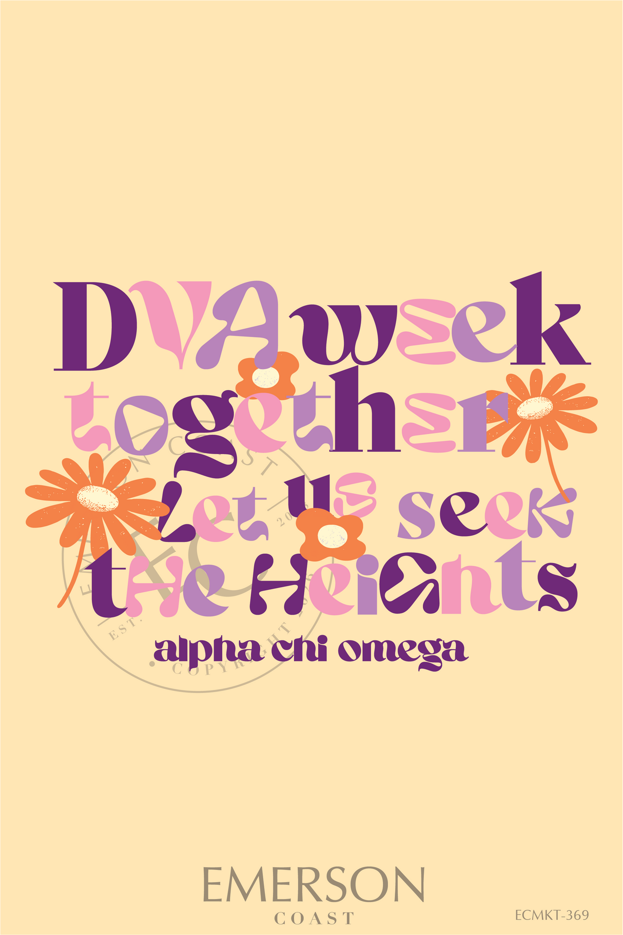 Alpha Chi Omega DVA Week T-Shirt