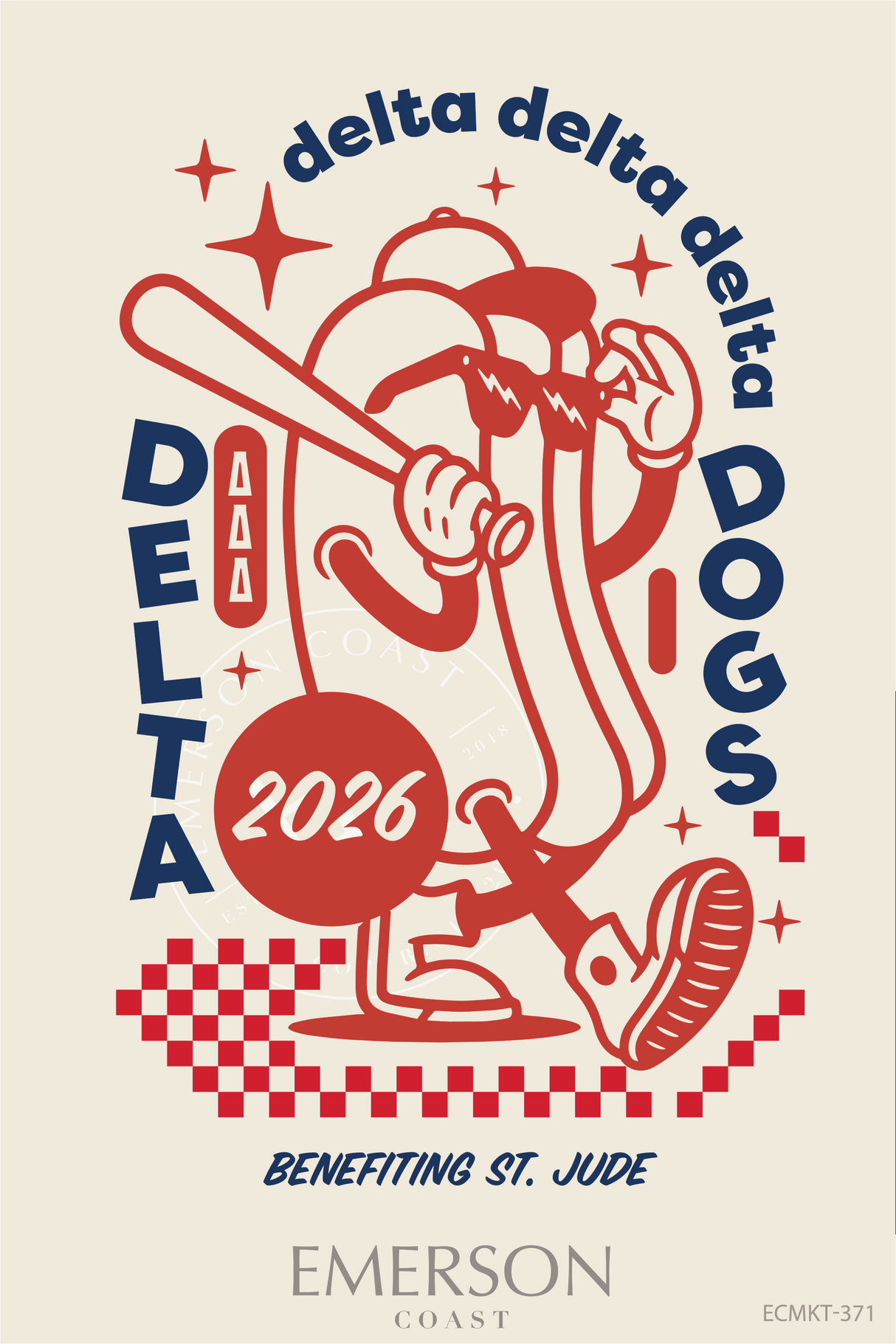 Delta Delta Delta Hotdogs T-Shirt