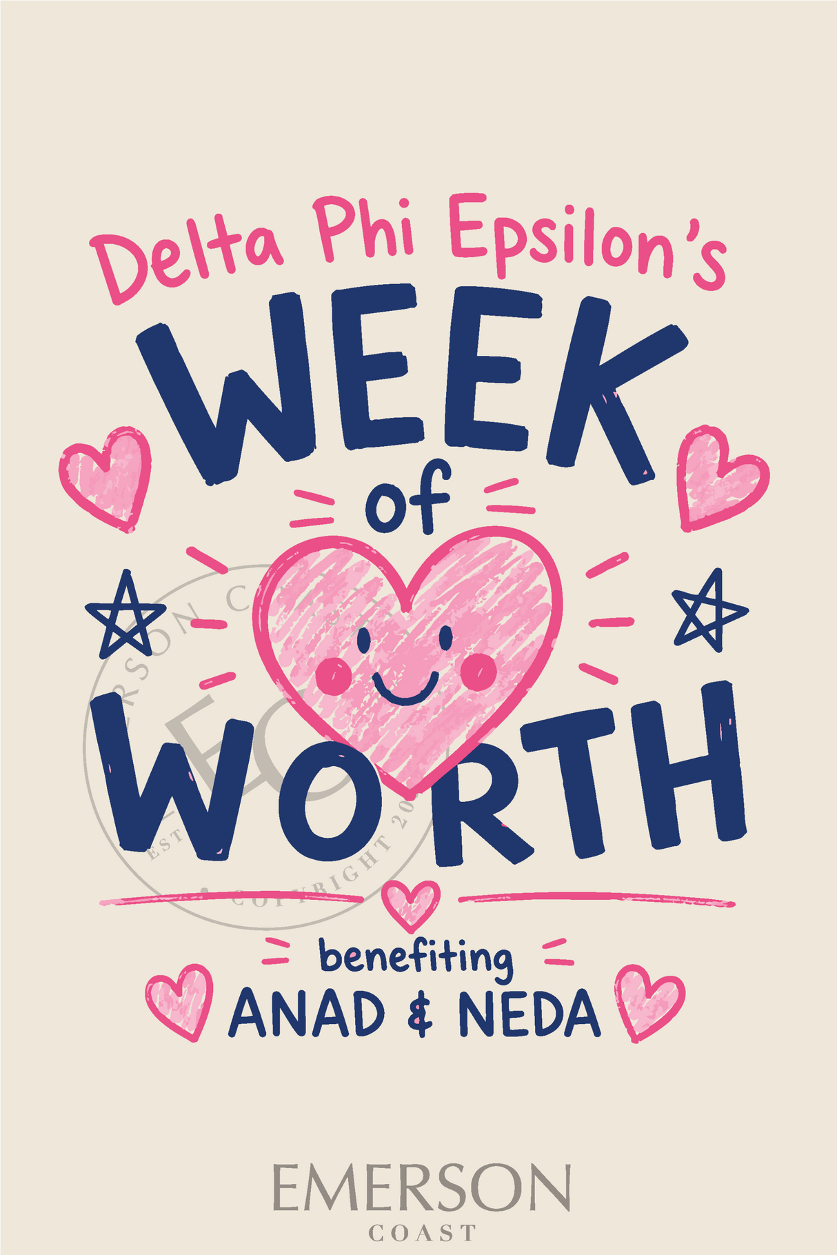 Delta Phi Epsilon Week Of Worth T-Shirt