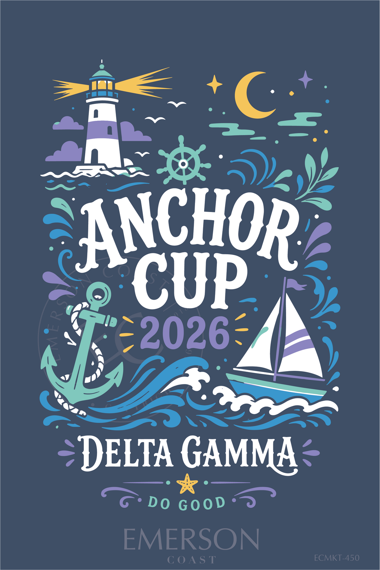 Delta Gamma Anchor Cup T-Shirt