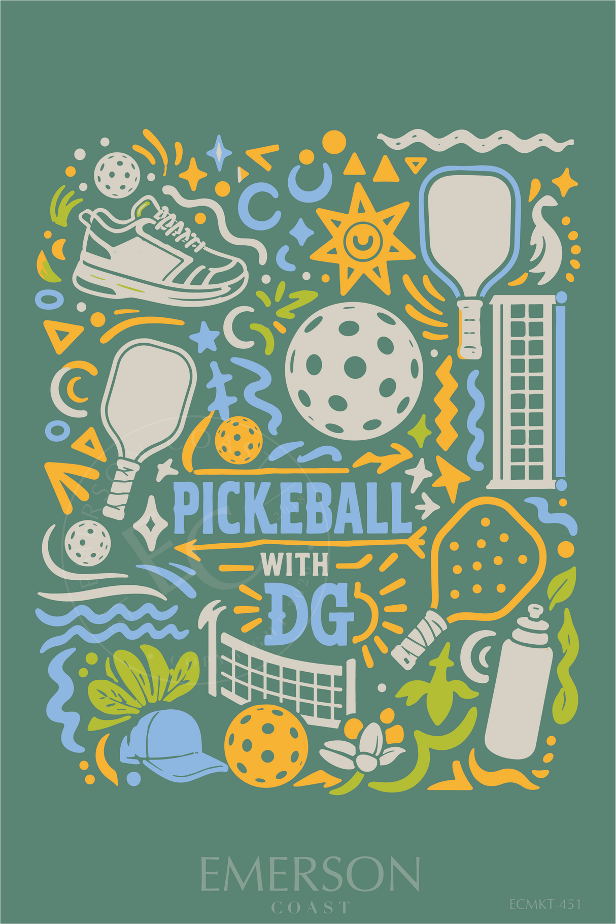 Pickleball With Delta Gamma T-Shirt