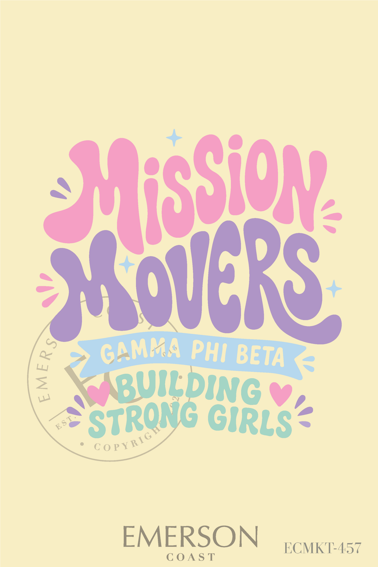 Gamma Phi Beta Mission Movers T-Shirt