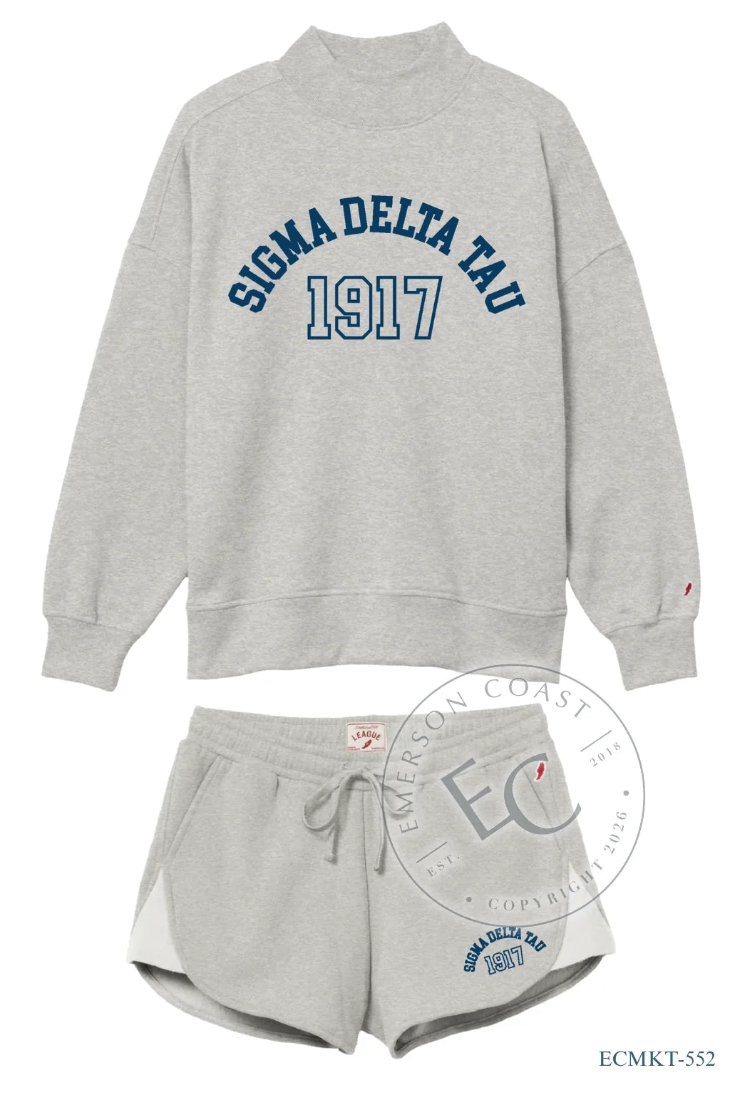 Sigma Delta Tau Simple Mockneck