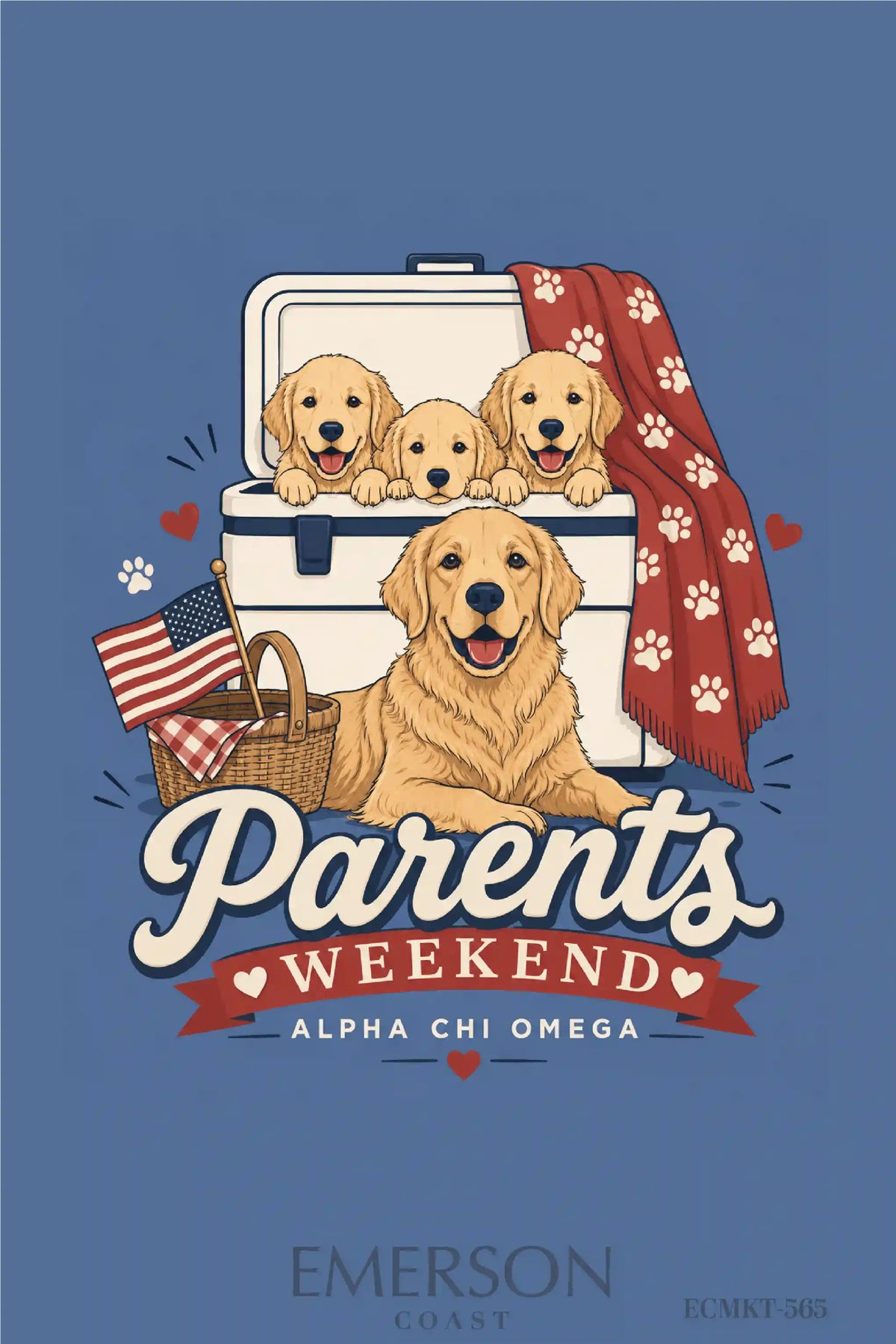 Alpha Chi Omega Parents Weekend T-Shirt