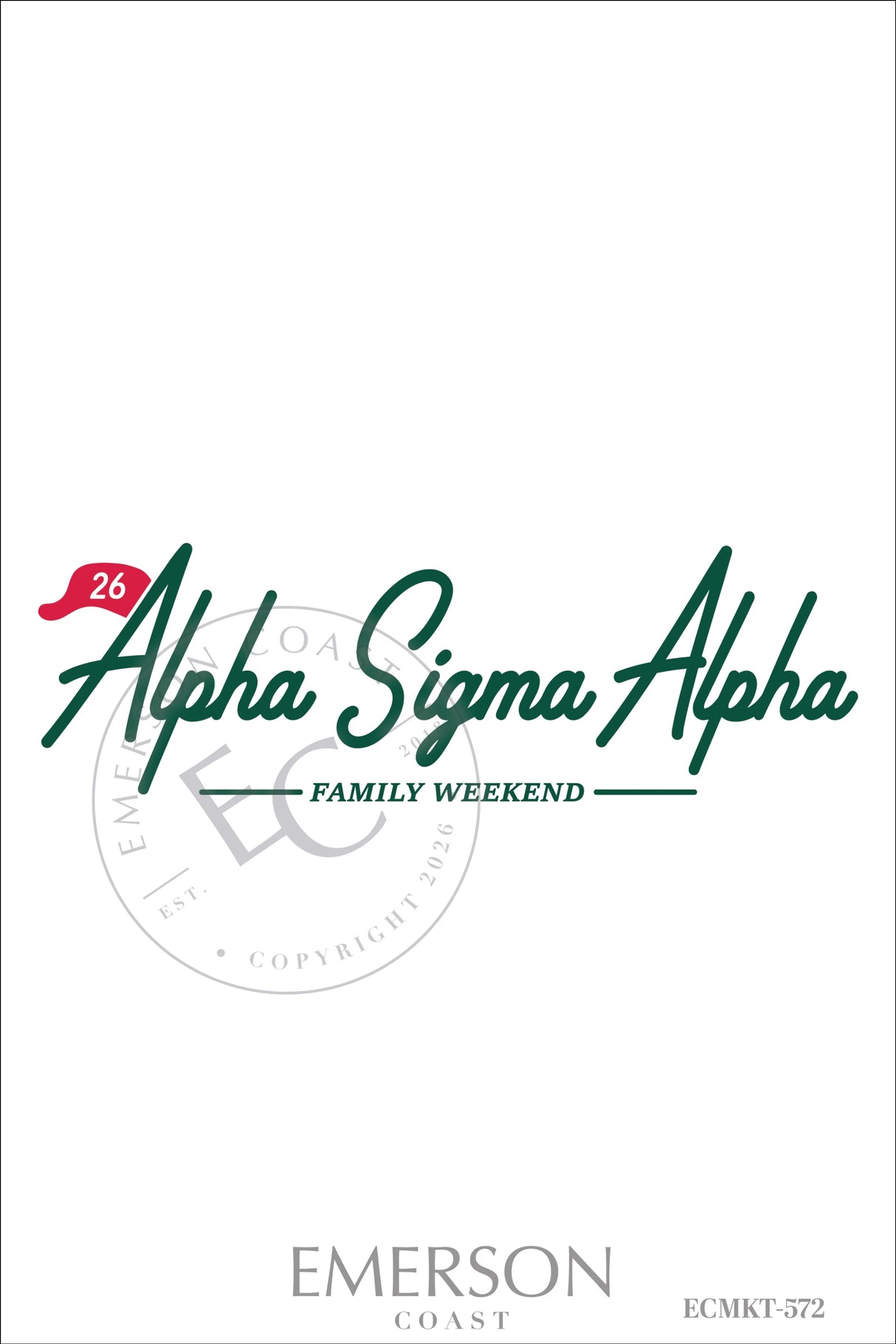 Alpha Sigma Alpha Family Weekend T-Shirt
