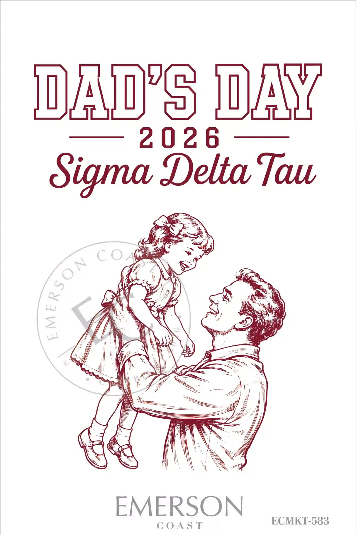 Sigma Delta Tau Dads Day T-Shirt