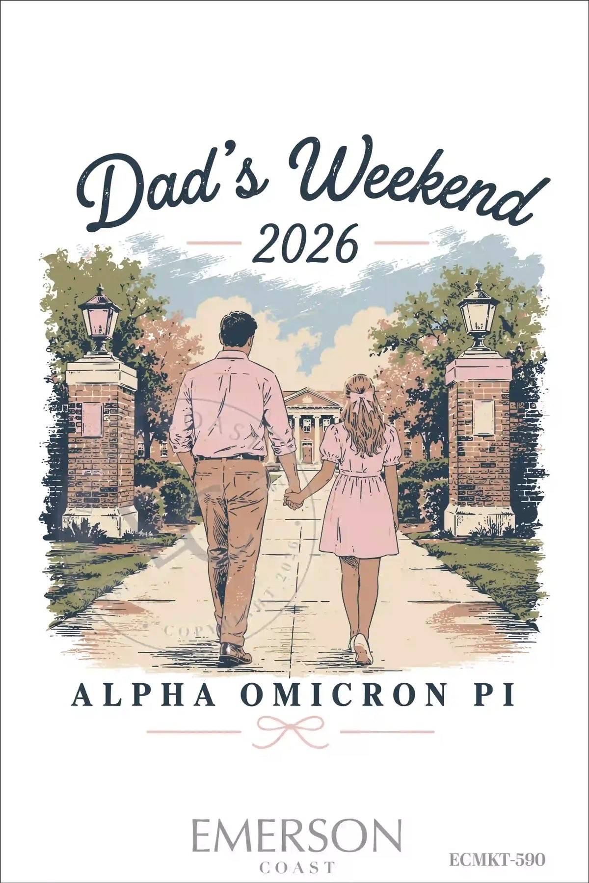 Alpha Omicron Pi Family Weekend T-Shirt