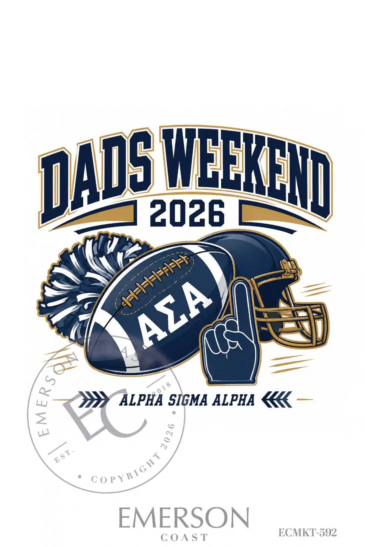 Alpha Sigma Alpha Dads Weekend T-Shirt