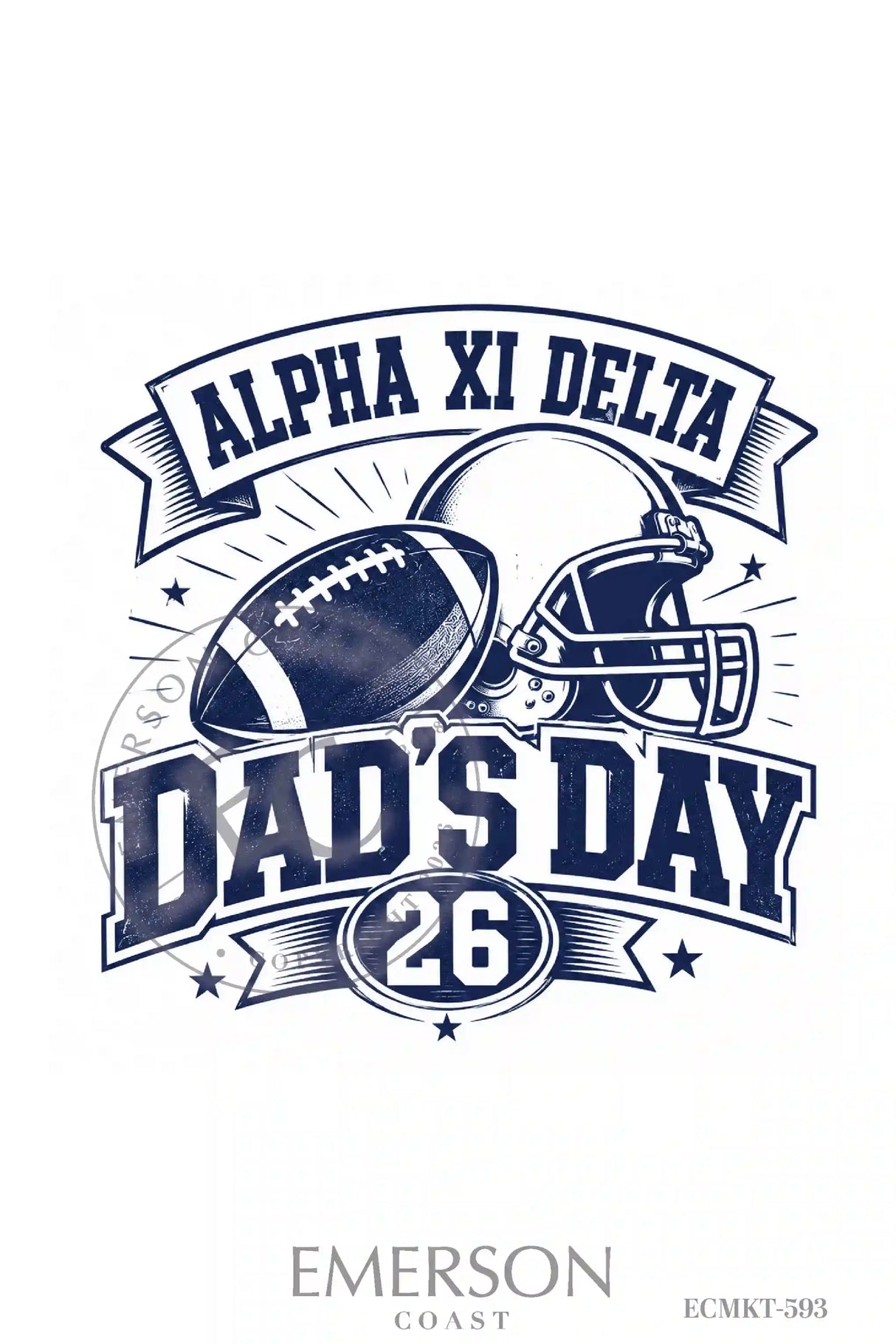 Alpha Xi Delta Dads Day T-Shirt