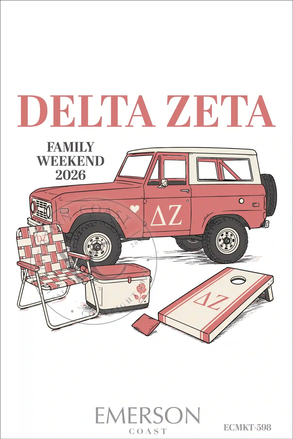 Delta Zeta Family Weekend T-Shirt