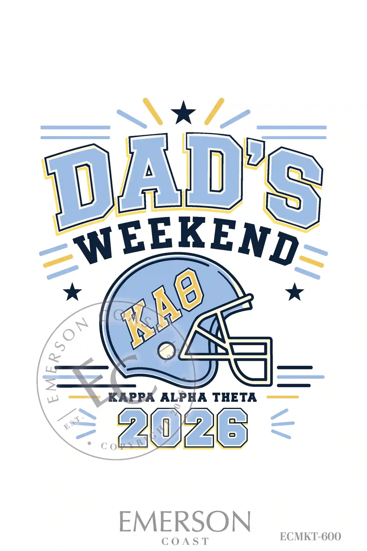 Kappa Alpha Theta Dads Weekend T-Shirt