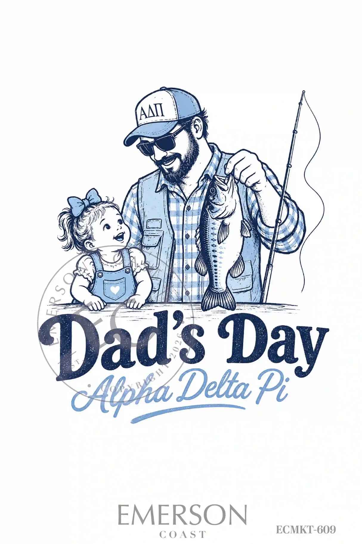 Alpha Delta Pi Dads Day T-Shirt