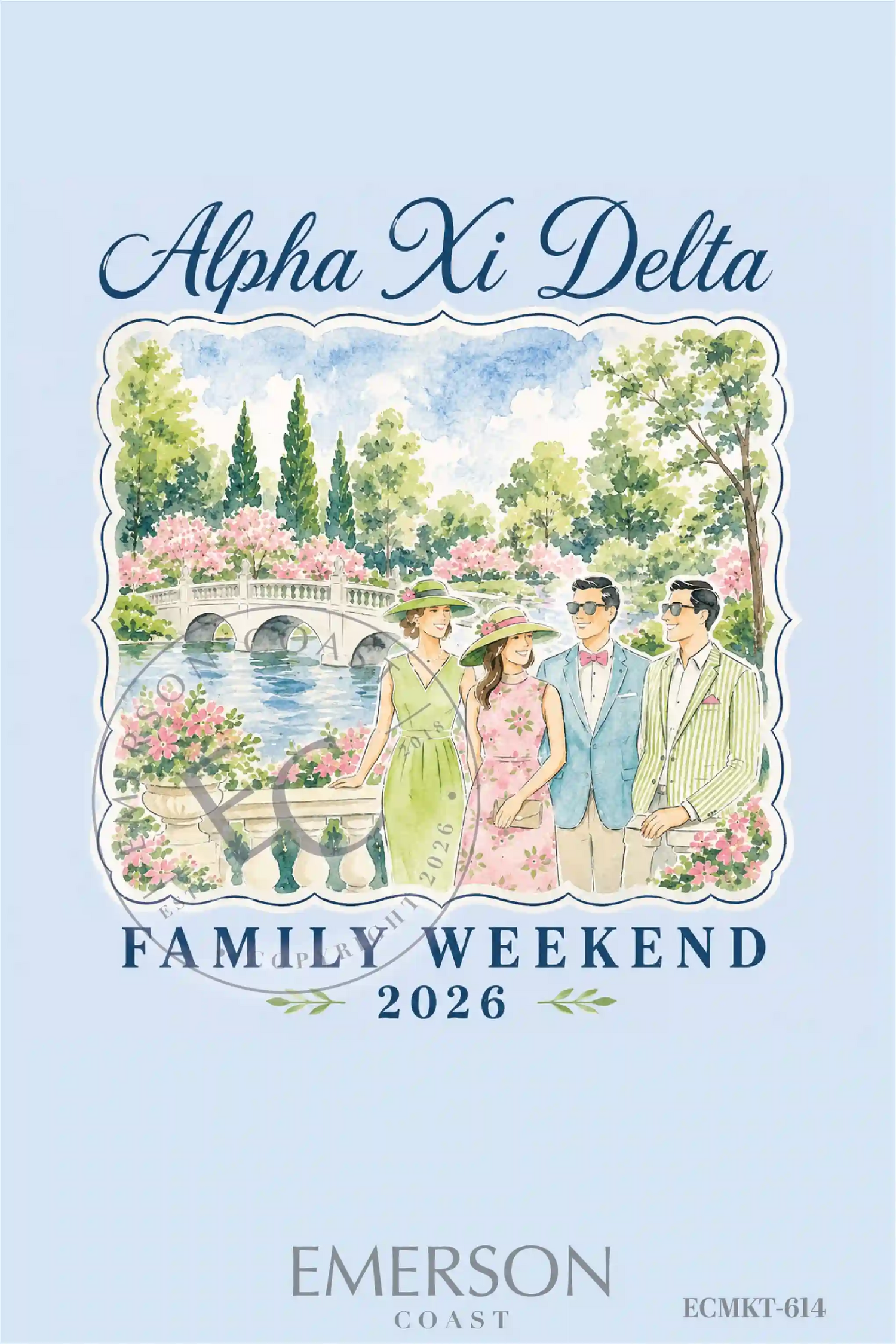 Alpha Xi Delta Family Weekend T-Shirt