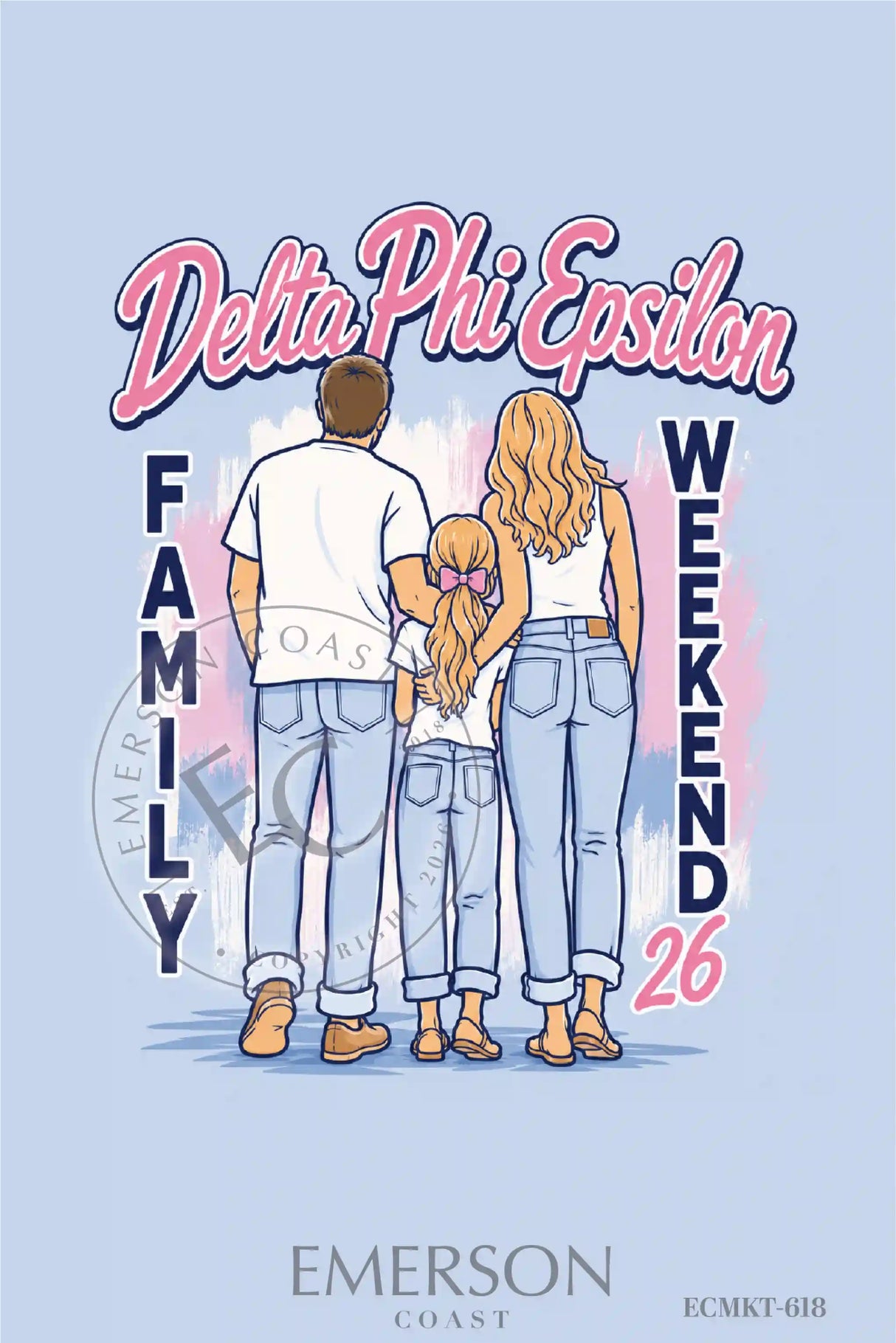Delta Phi Epsilon Family Weekend T-Shirt