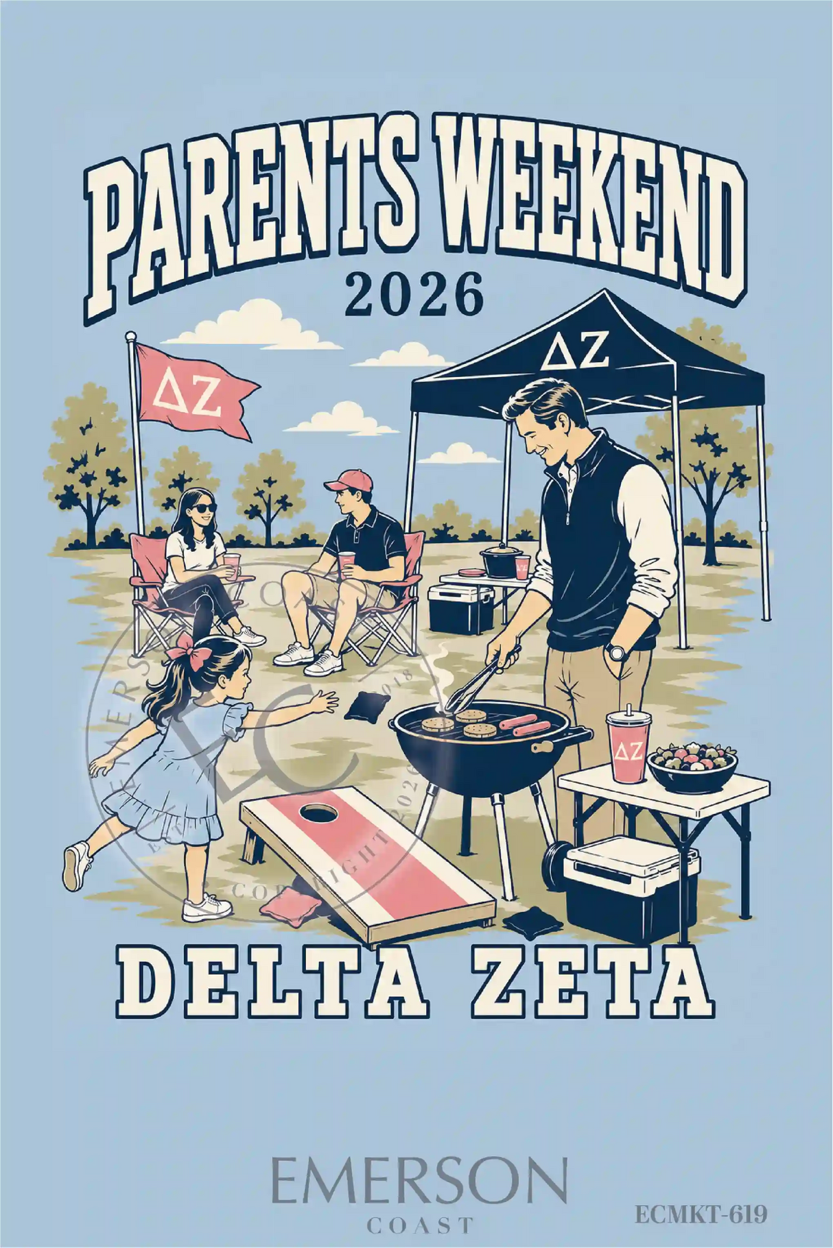 Delta Zeta Parents Weekend T-Shirt