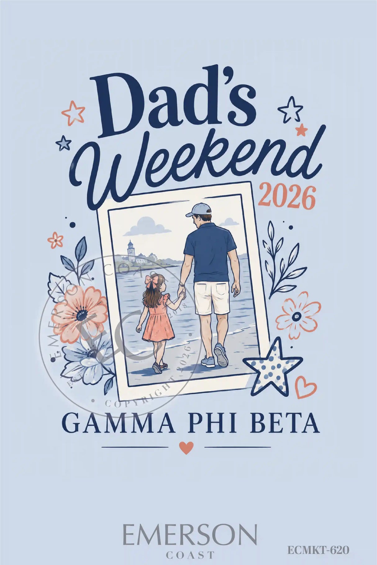 Gamma Phi Beta Dads Weekend T-Shirt