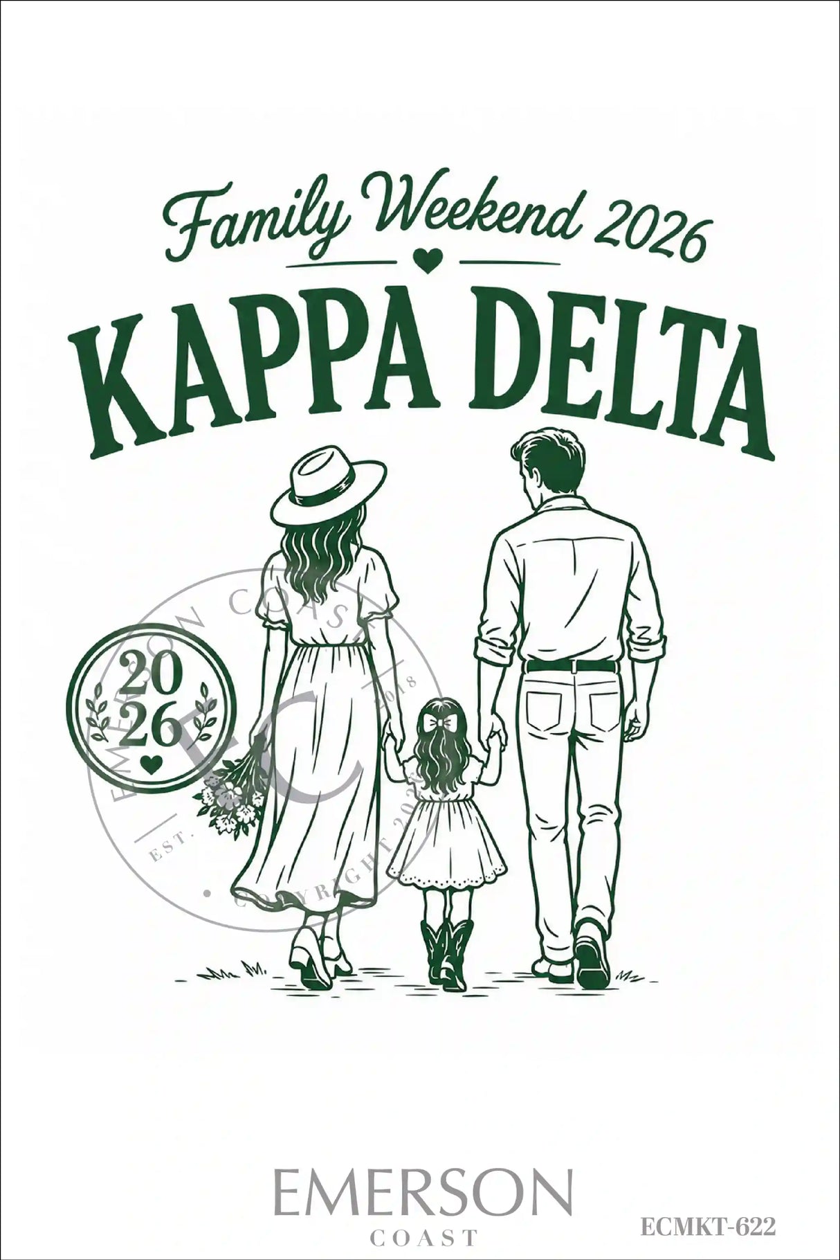 Kappa Delta Family Weekend T-Shirt