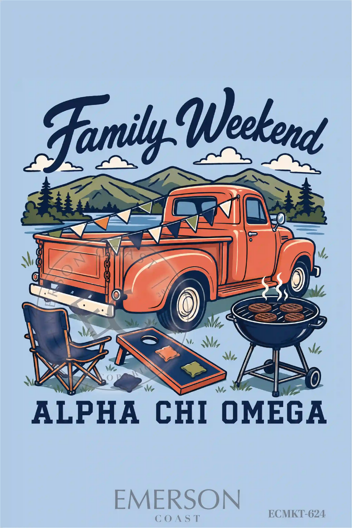 Alpha Chi Omega Family Weekend T-Shirt