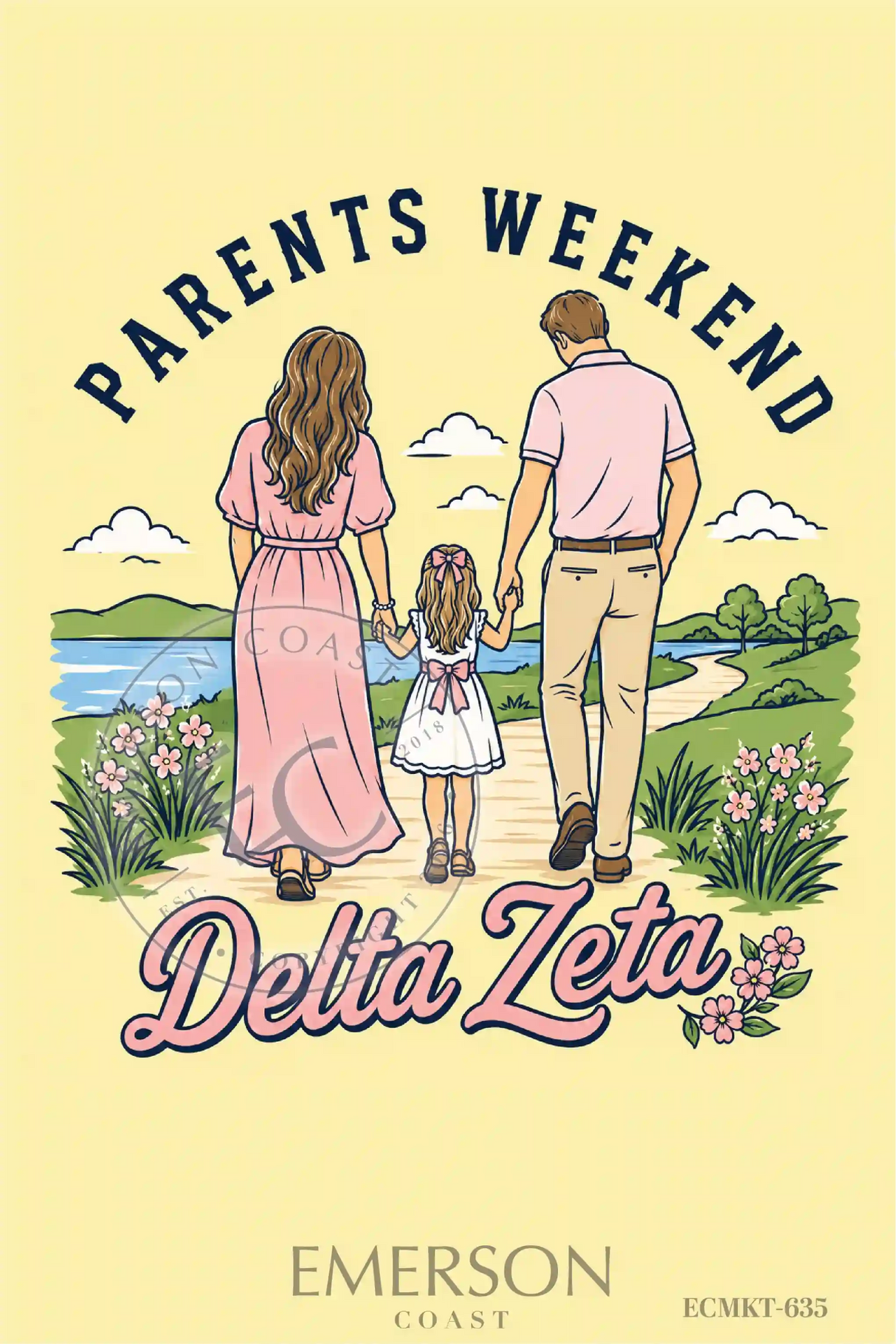 Delta Zeta Parents Weekend T-Shirt