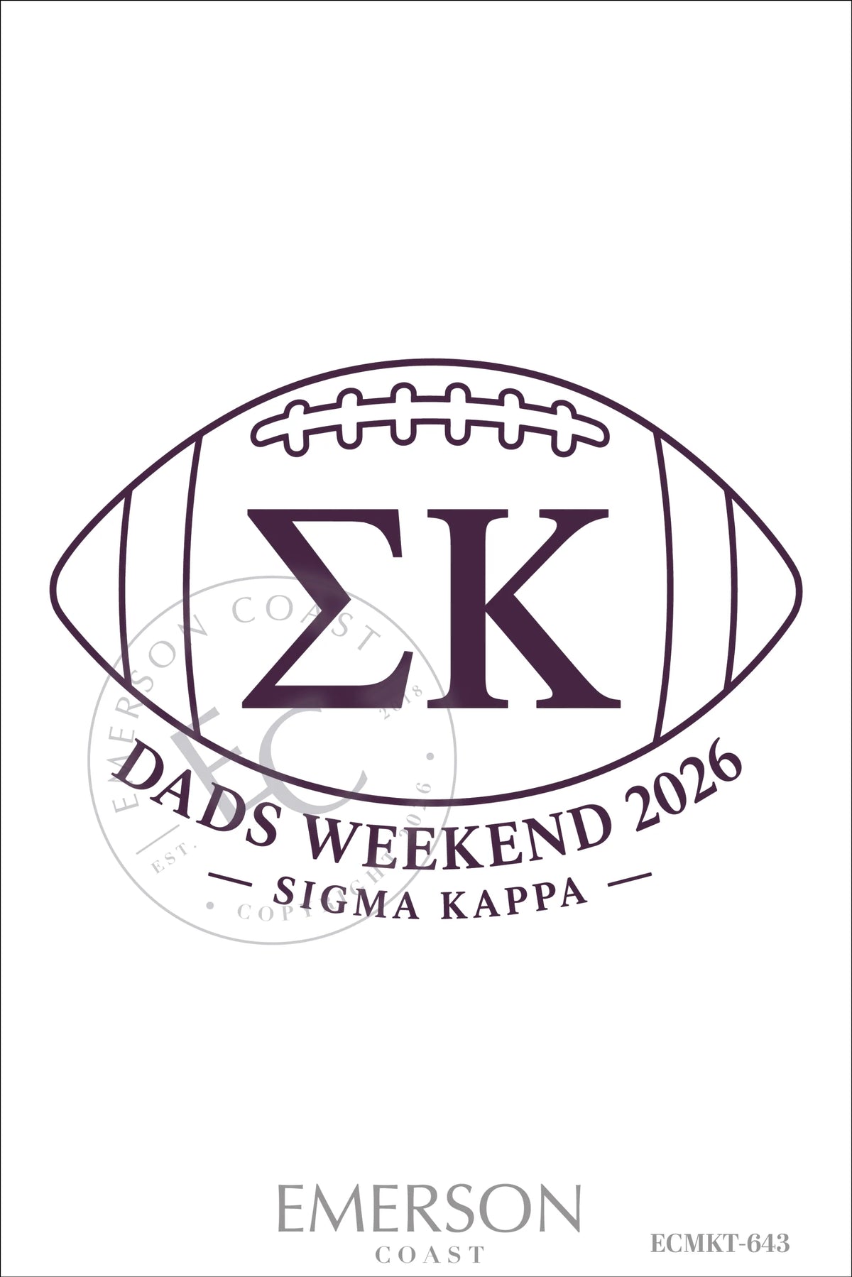 Sigma Kappa Dads Weekend T-Shirt