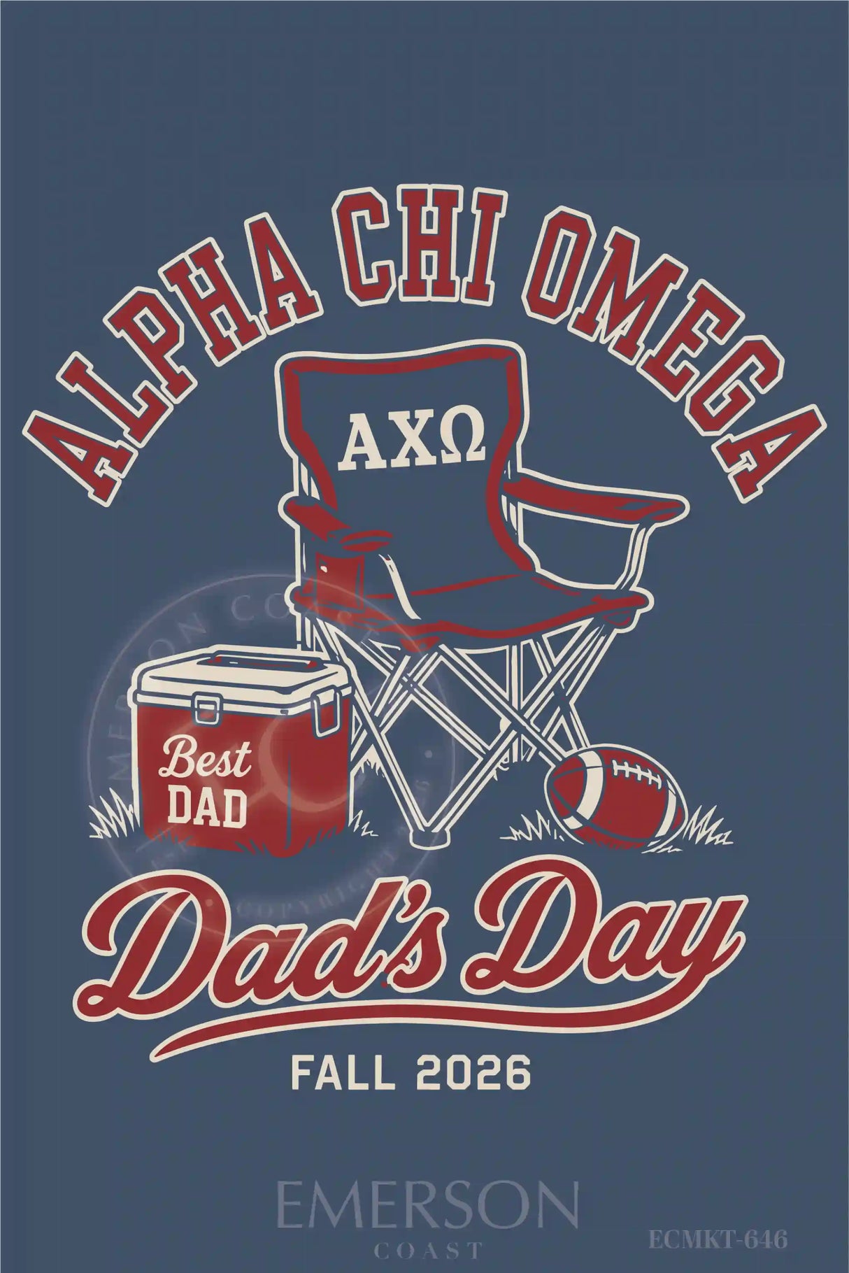 Alpha Chi Omega Dads Day T-Shirt