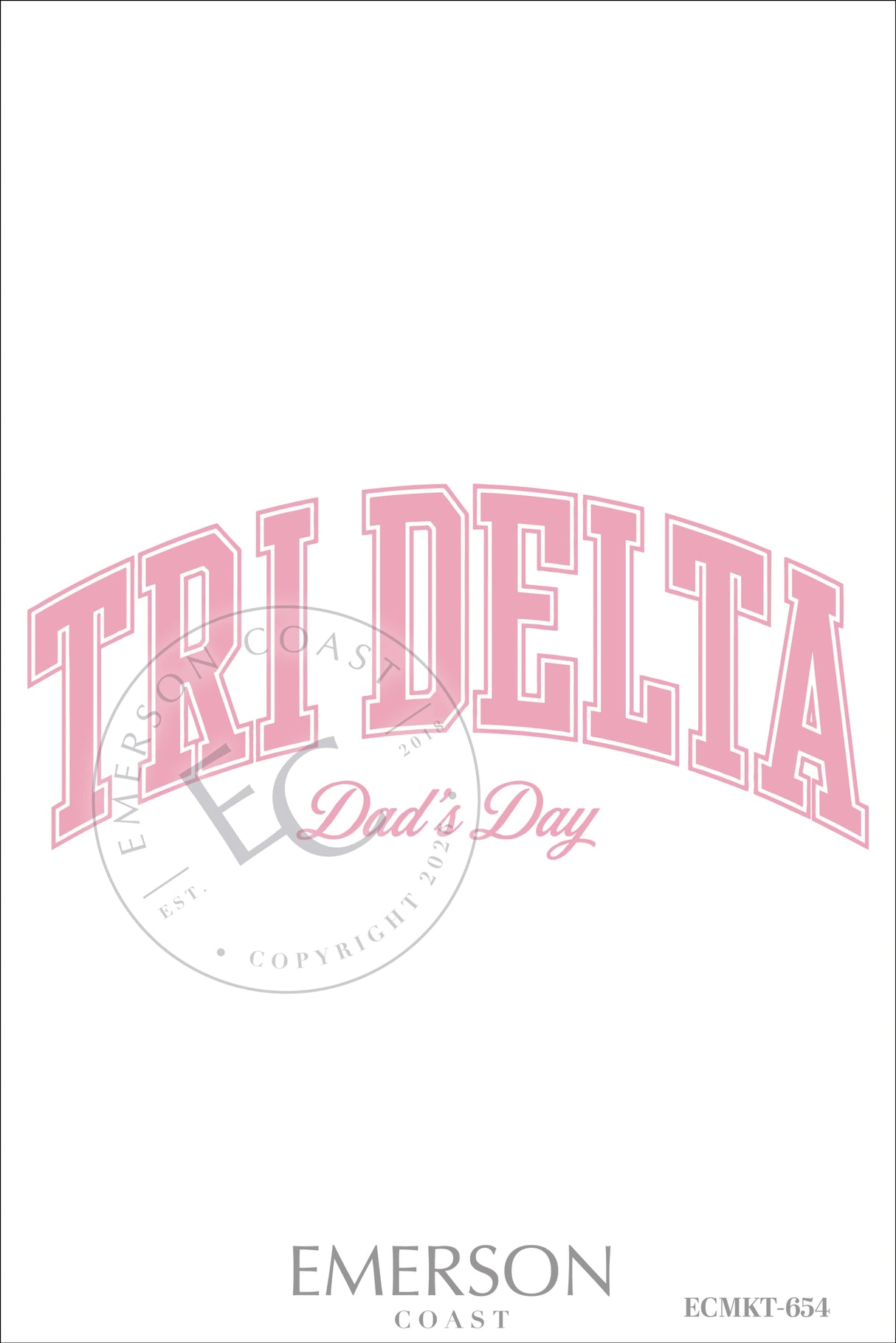 Delta Delta Delta Dads Day T-Shirt