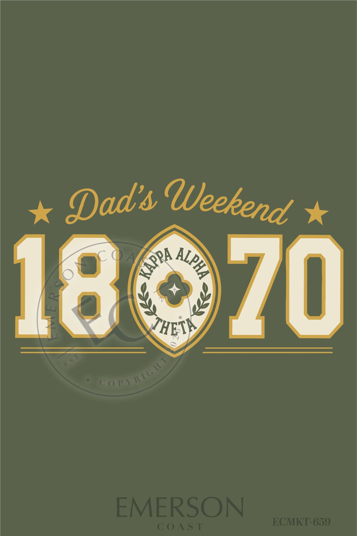Kappa Alpha Theta Dads Weekend T-Shirt