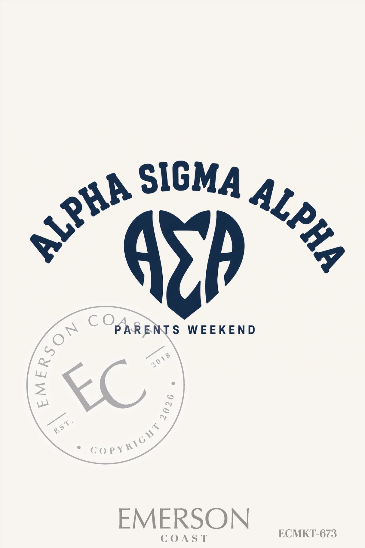 Alpha Sigma Alpha Parents Weekend T-Shirt
