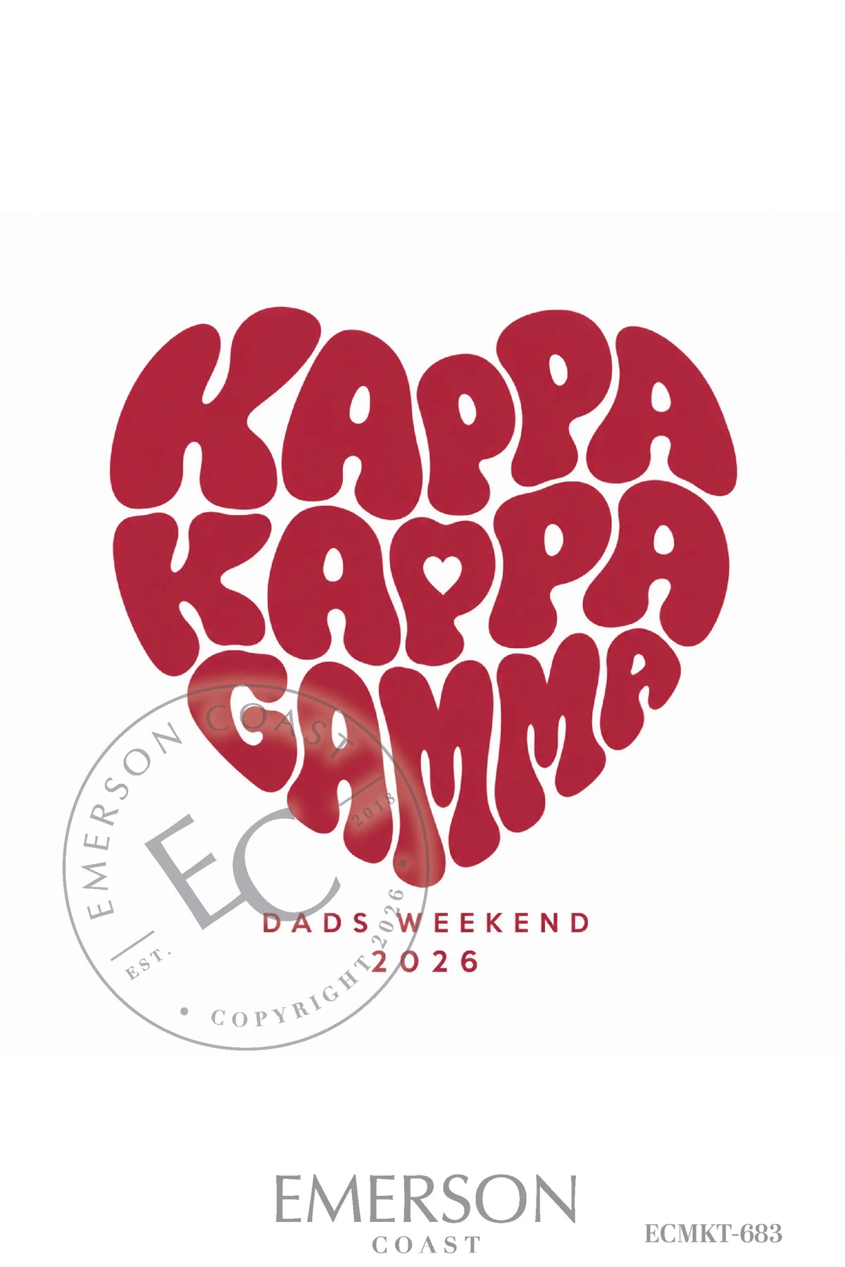 Kappa Kappa Gamma Dads Weekend T-Shirt