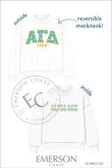 Alpha Gamma Delta PR Reversible Mockneck