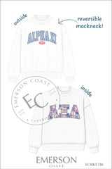 Alpha Xi Delta PR Reversible Mockneck