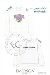 Gamma Phi Beta PR Reversible Mockneck