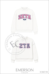 Zeta Tau Alpha Reversible PR Mockneck