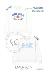 Alpha Delta Pi Family Weekend Reversible Mockneck