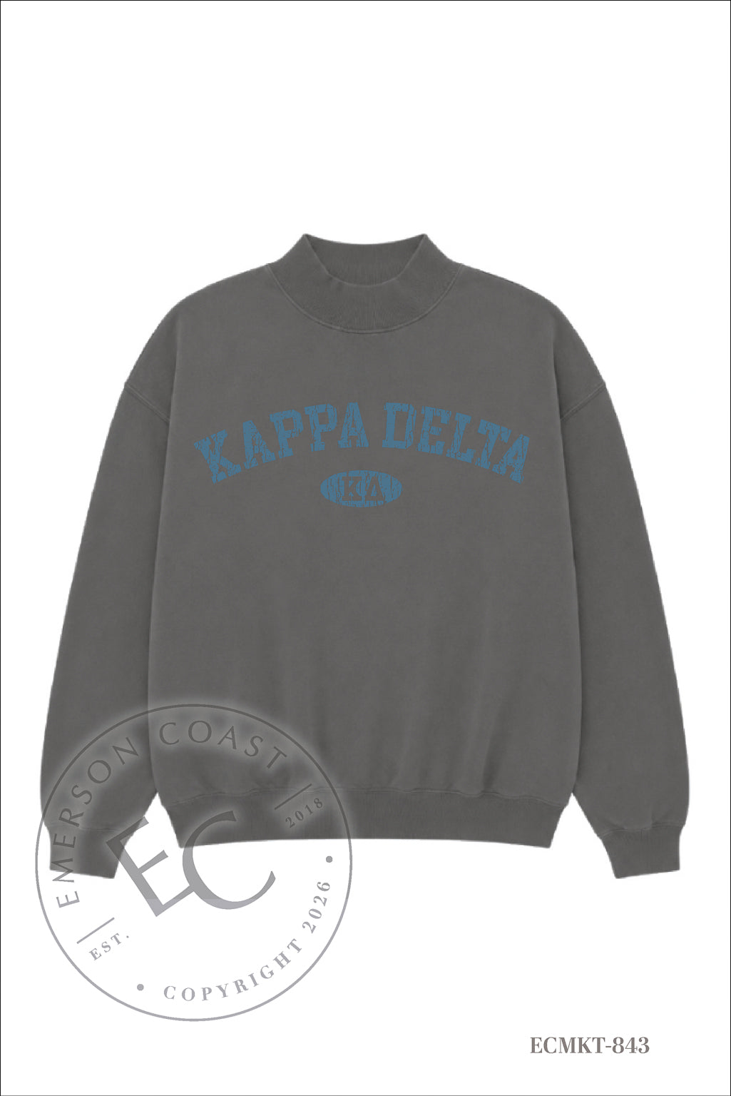 Kappa Delta Smoke Mockneck