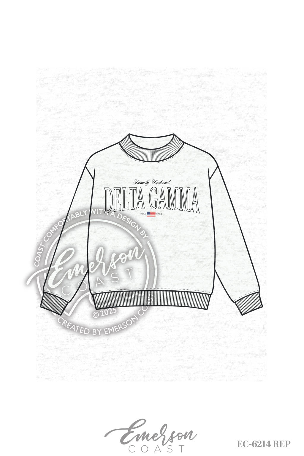 Delta Gamma Classic Family Weekend Mockneck