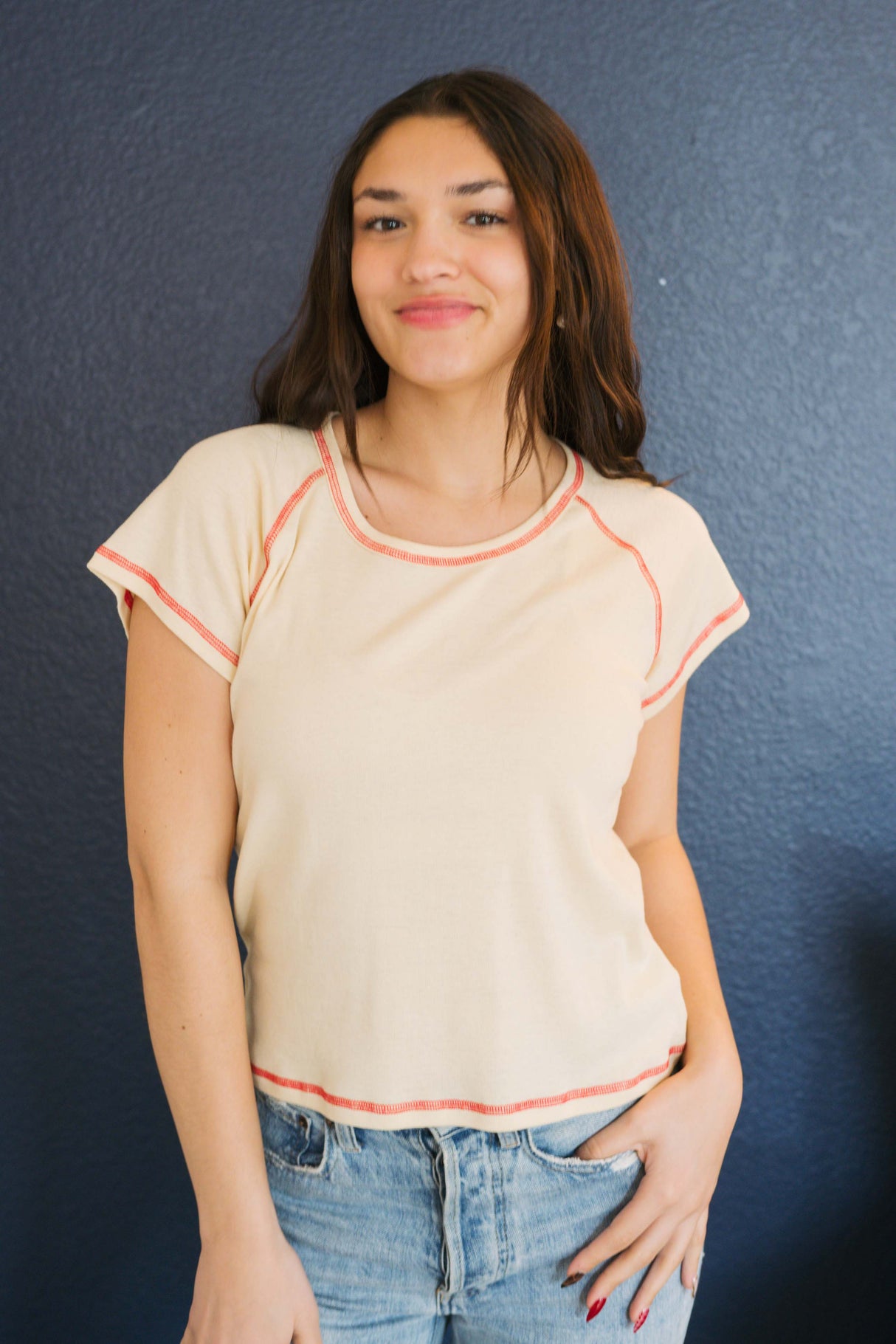 Emerson Coast Double Stitch Baby Tee