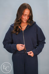 Emerson Coast Double Zip Up Hoodie & Wide Leg Pant