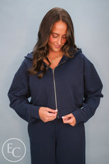 Emerson Coast Double Zip Up Hoodie & Wide Leg Pant