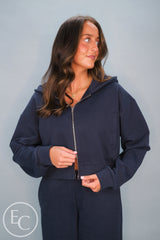 Emerson Coast Double Zip Up Hoodie & Wide Leg Pant