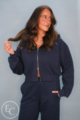 Emerson Coast Double Zip Up Hoodie & Wide Leg Pant