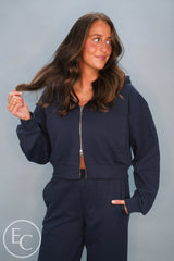 Emerson Coast Double Zip Up Hoodie & Wide Leg Pant