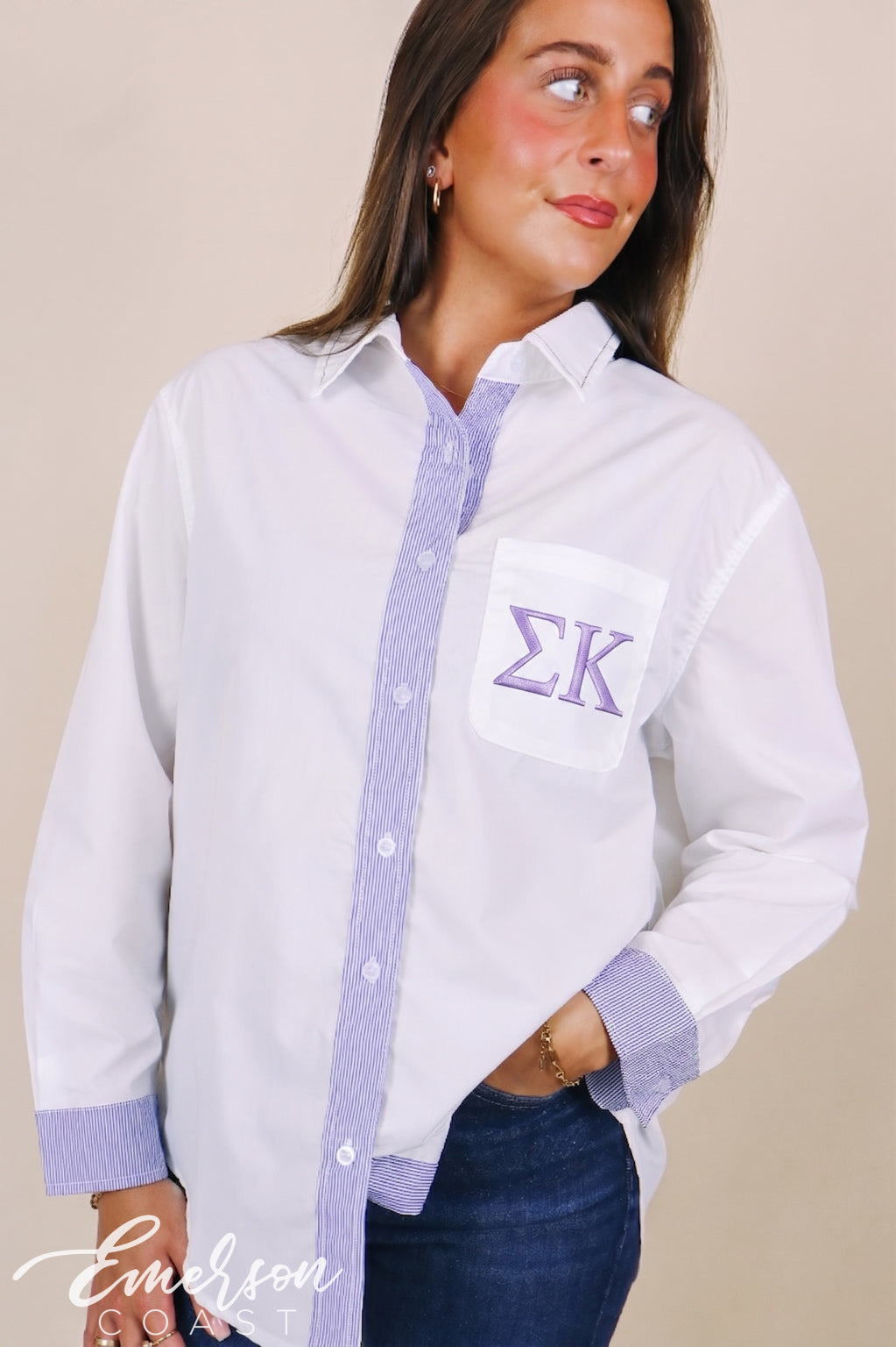 Sigma Kappa Clubhouse Button Down Shirt