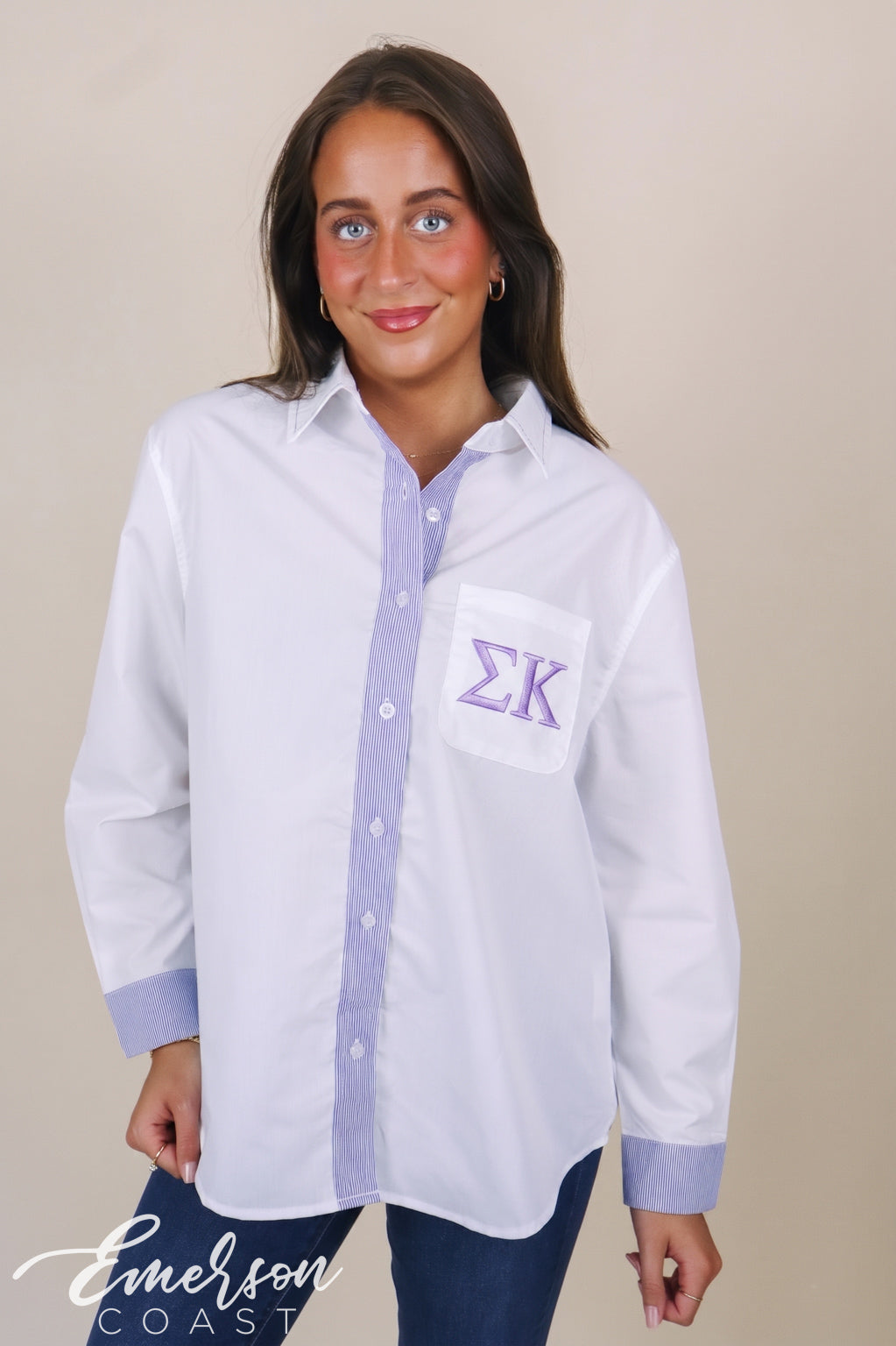Sigma Kappa Clubhouse Button Down Shirt