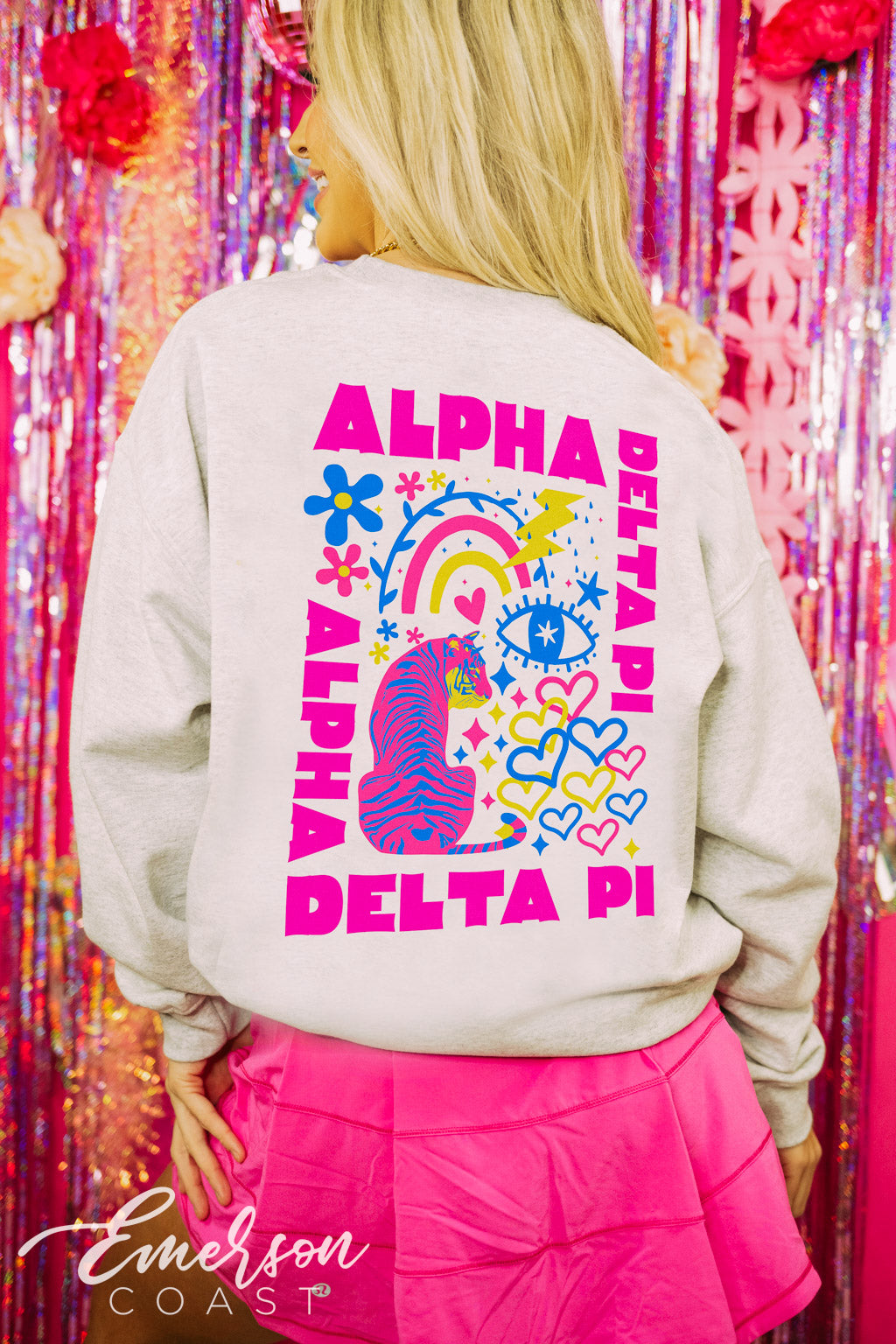 Alpha Delta Pi Graphic Art Pullover