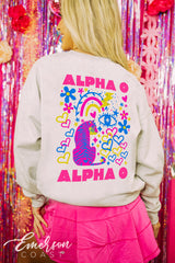 Alpha Omicron Pi Graphic Art Pullover
